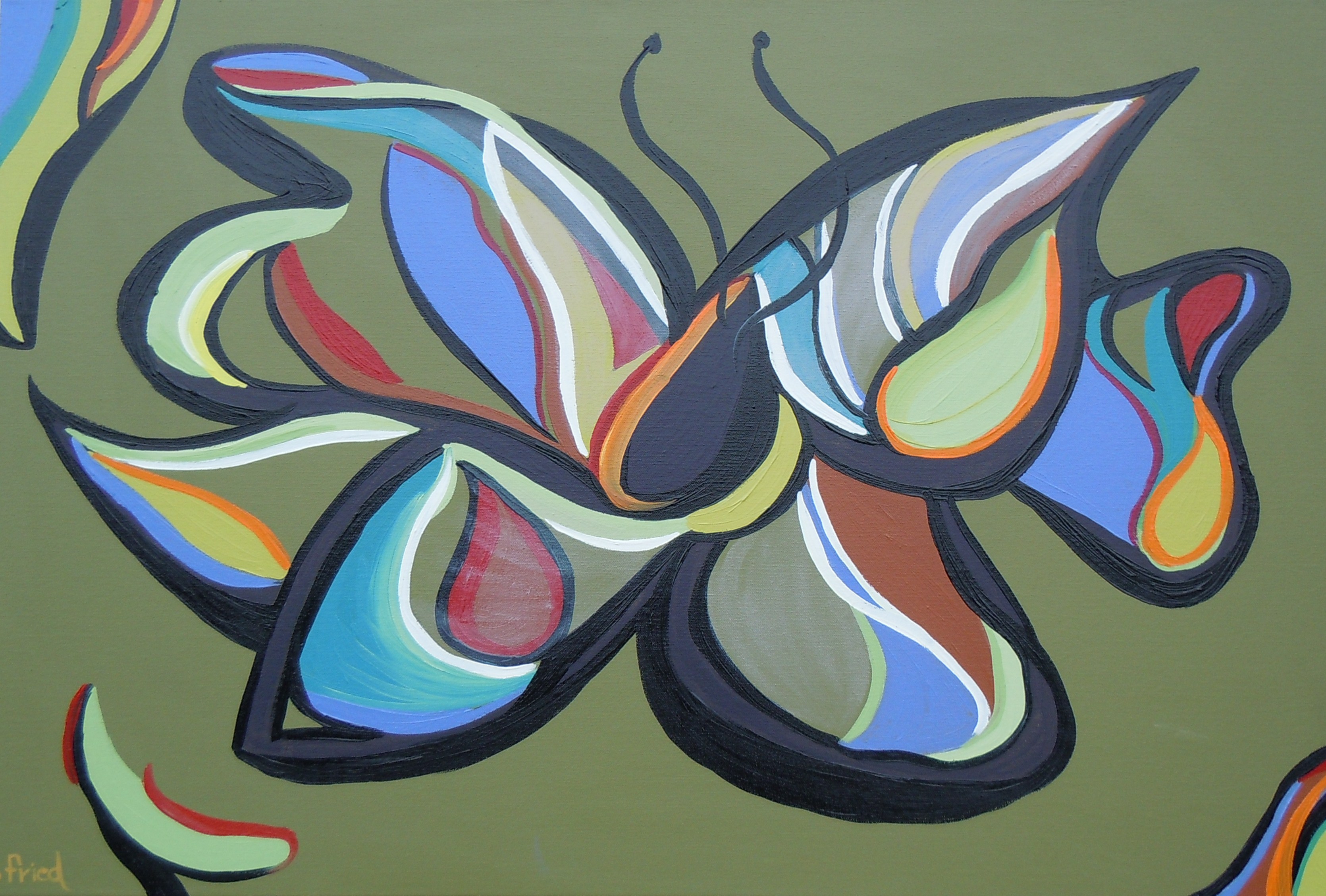 butterfly art-butterflies-abstract butterfly paintings | Landscape